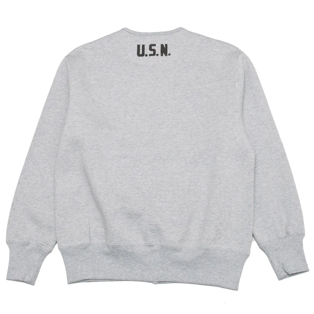 The Real McCoy’s U.S.N. Cotton Cardigan Grey MC19104 sold by Lost & Found product image thumbnail 2