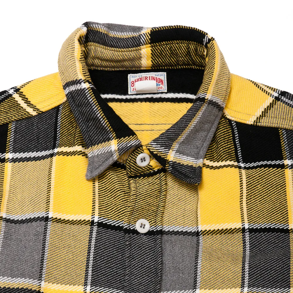 The Real McCoy's MS19105 8HU Napped Flannel Shirt / Tongass Plaid Yellow sold by Lost & Found product image thumbnail 3