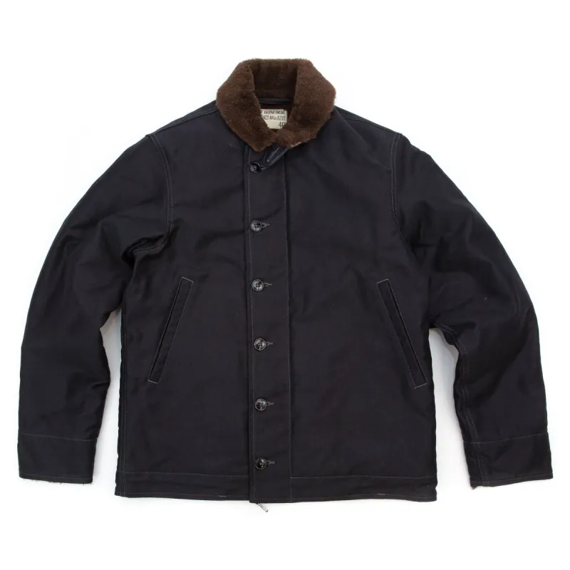 The Real McCoy's MJ14109 N-1 Deck Jacket (Navy) sold by Lost & Found