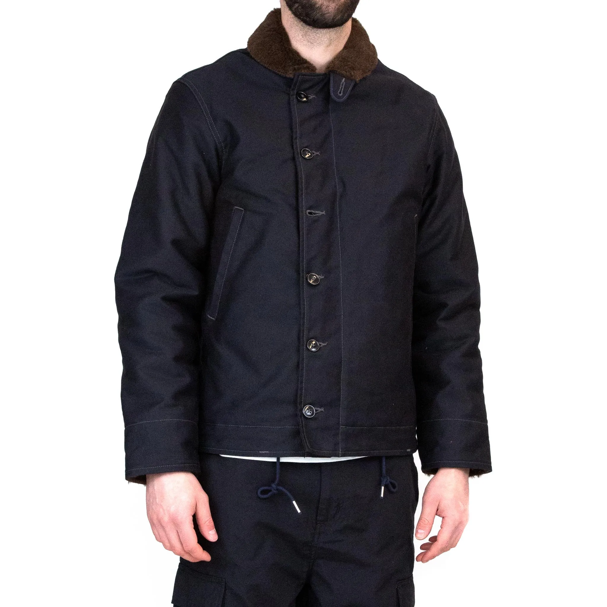 The Real McCoy's MJ14109 N-1 Deck Jacket (Navy) sold by Lost & Found product image thumbnail 3