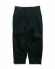 Beams Plus 2Pleats Twill Black sold by Lost & Found