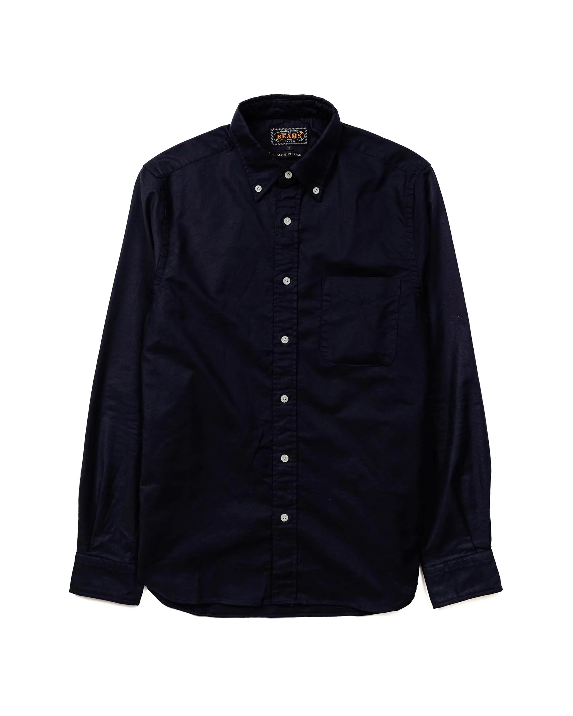 Beams Plus B.D. Colour Oxford Navy sold by Lost & Found