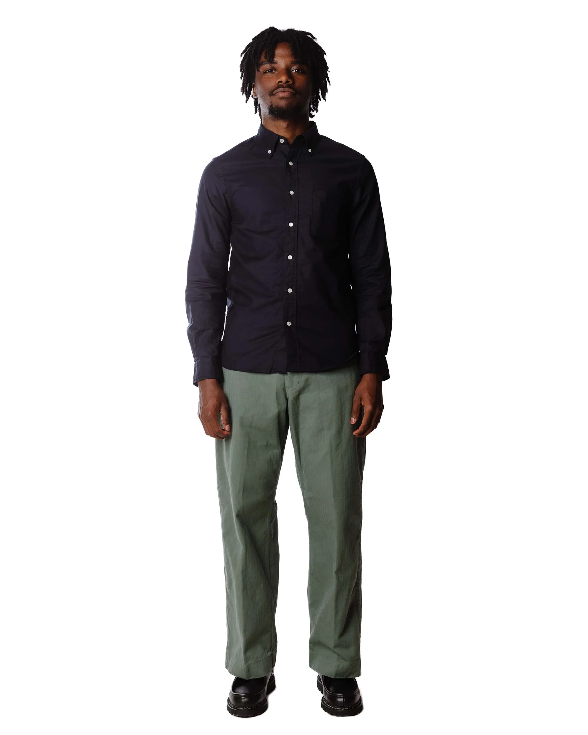 Beams Plus B.D. Colour Oxford Navy sold by Lost & Found product image thumbnail 2