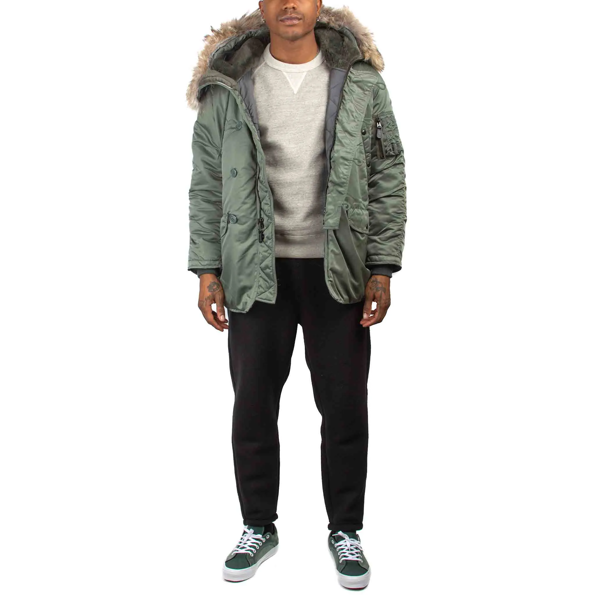 The Real McCoy's MJ17117 Type N-3B Real McCoy MFG Co. Olive sold by Lost & Found product image thumbnail 2