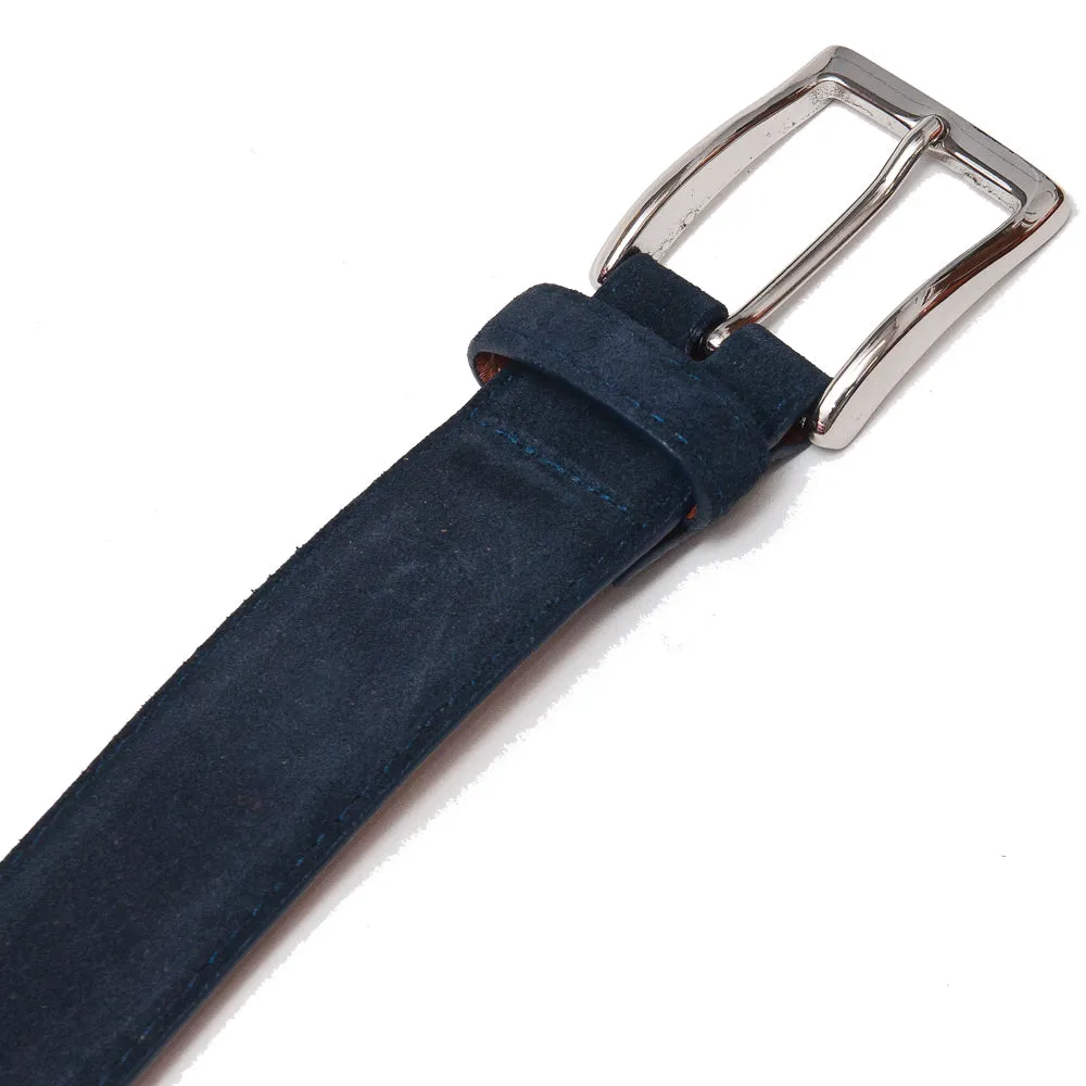 Alden Navy Suede Belt sold by Lost & Found product image thumbnail 2