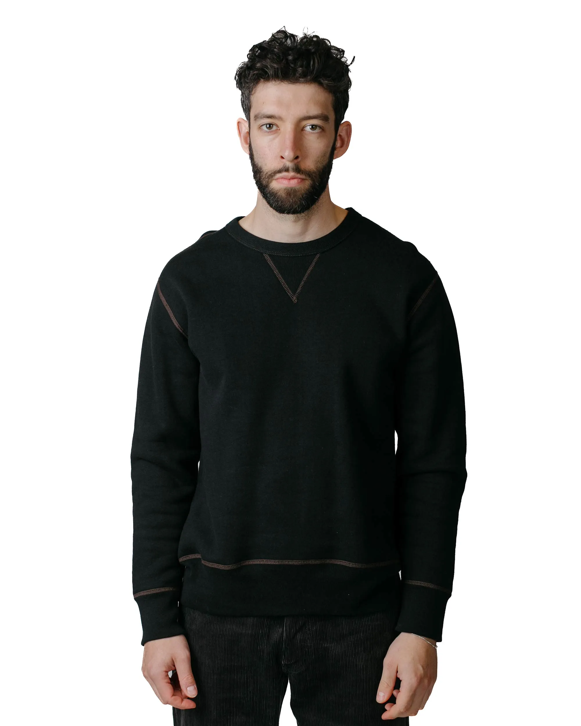 The Real McCoy’s MC13111 Sweatshirt / Loop Wheel Black sold by Lost & Found product image thumbnail 2