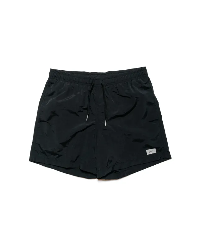 Bather Solid Black Swim Trunk sold by Lost & Found