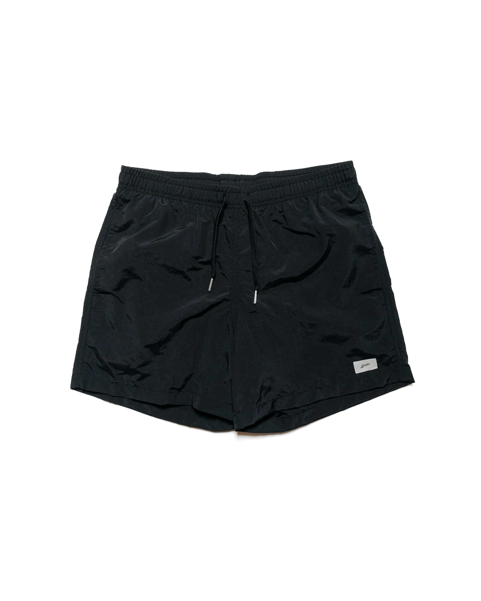 Bather Solid Black Swim Trunk sold by Lost & Found