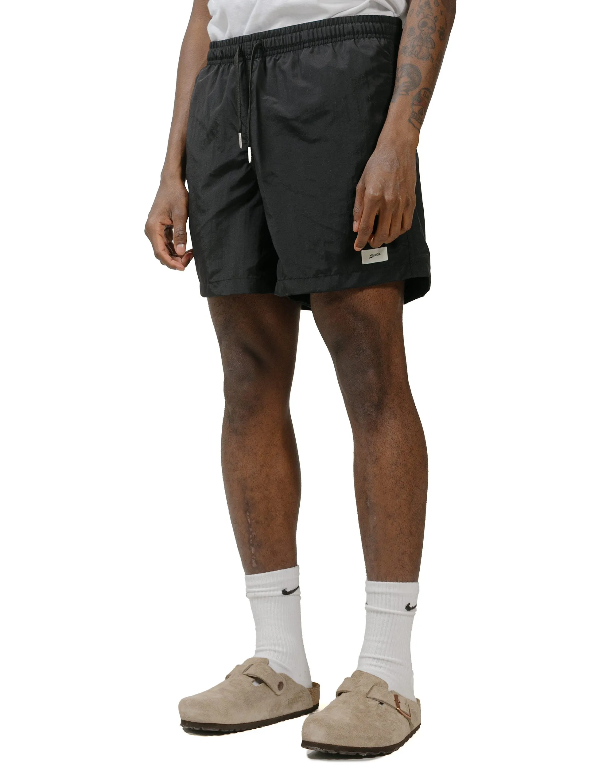 Bather Solid Black Swim Trunk sold by Lost & Found product image thumbnail 2