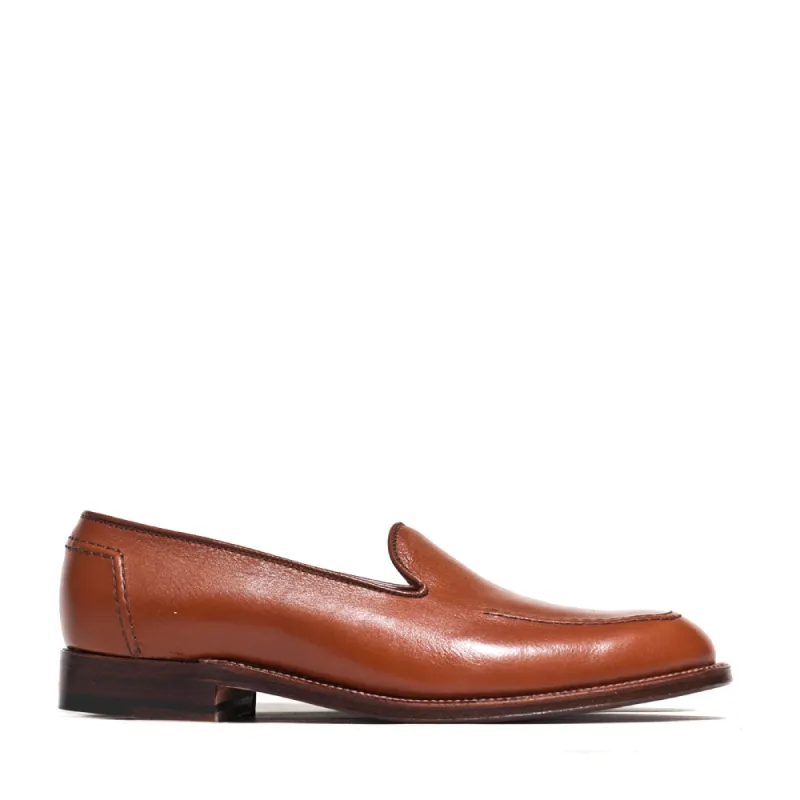 Alden Cognac Lady Calf Slip On With Mocc Stitch sold by Lost & Found