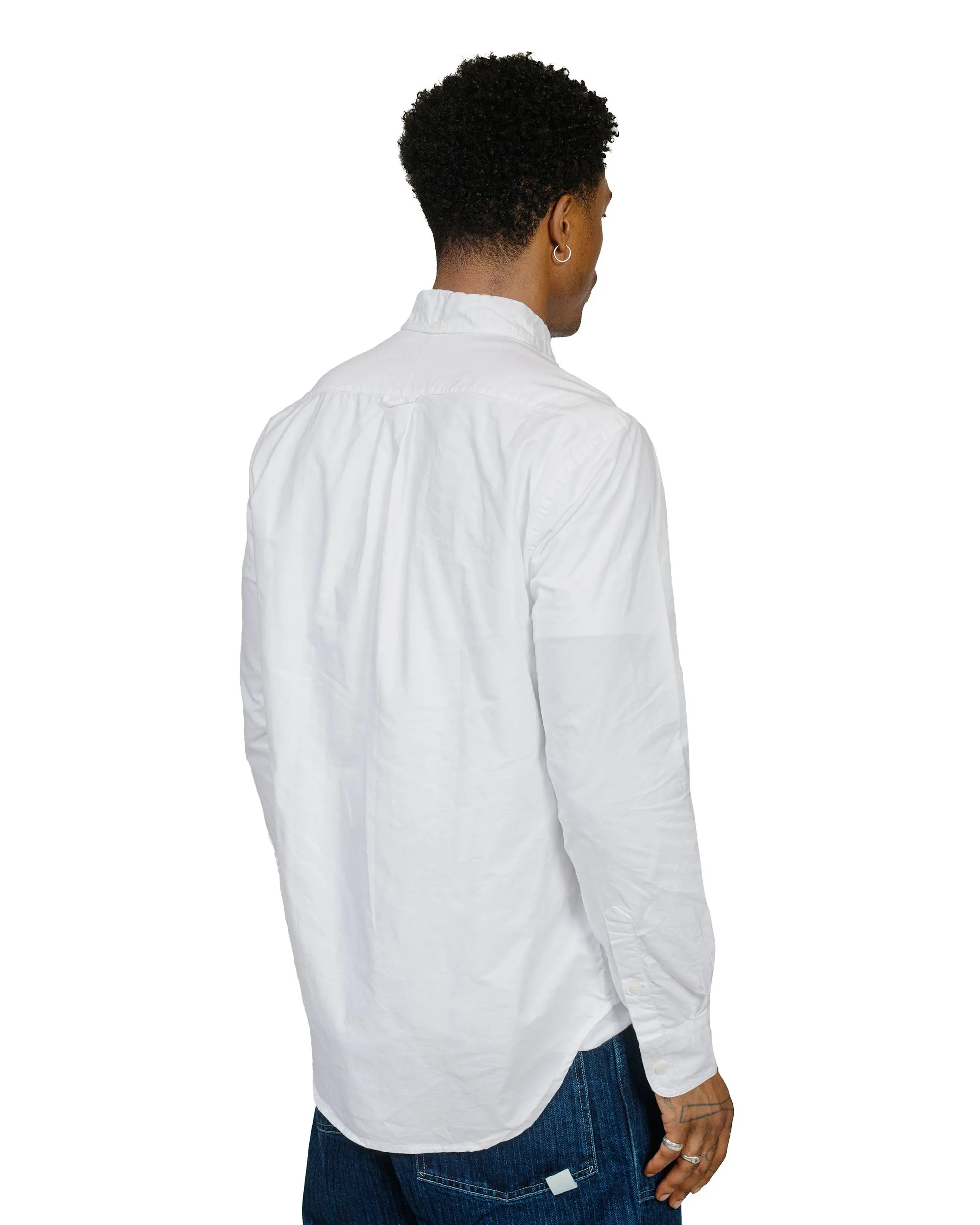 Gitman Vintage Bros. White Oxford Long Sleeve sold by Lost & Found product image thumbnail 3