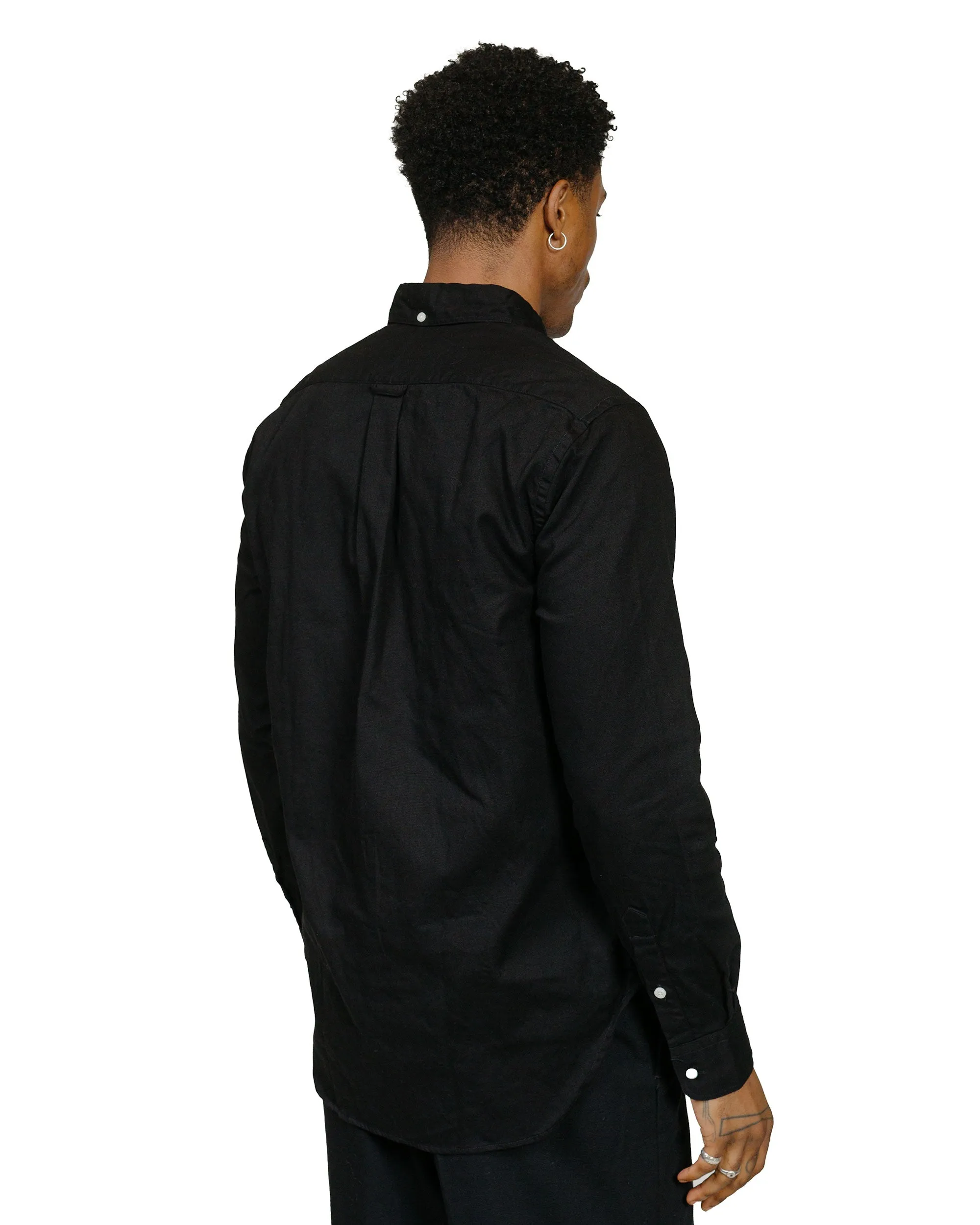 Gitman Vintage Bros. Black Overdye Oxford Long Sleeve sold by Lost & Found product image thumbnail 3