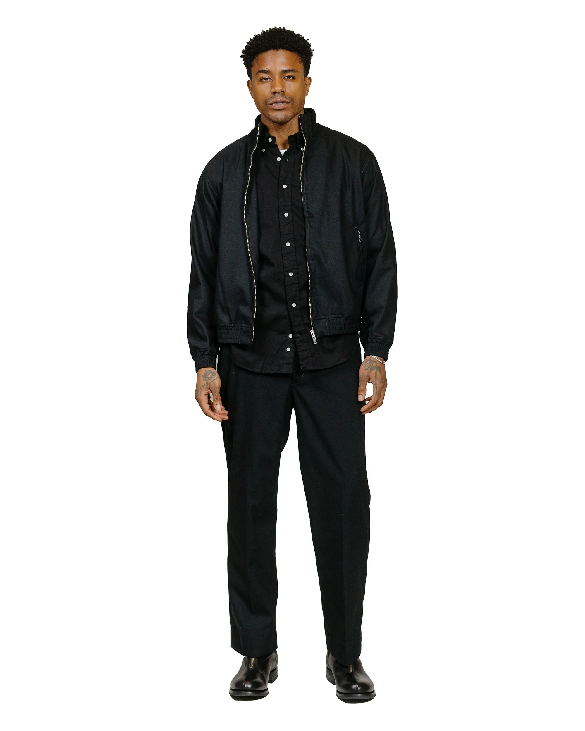 Gitman Vintage Bros. Black Overdye Oxford Long Sleeve sold by Lost & Found product image thumbnail 4