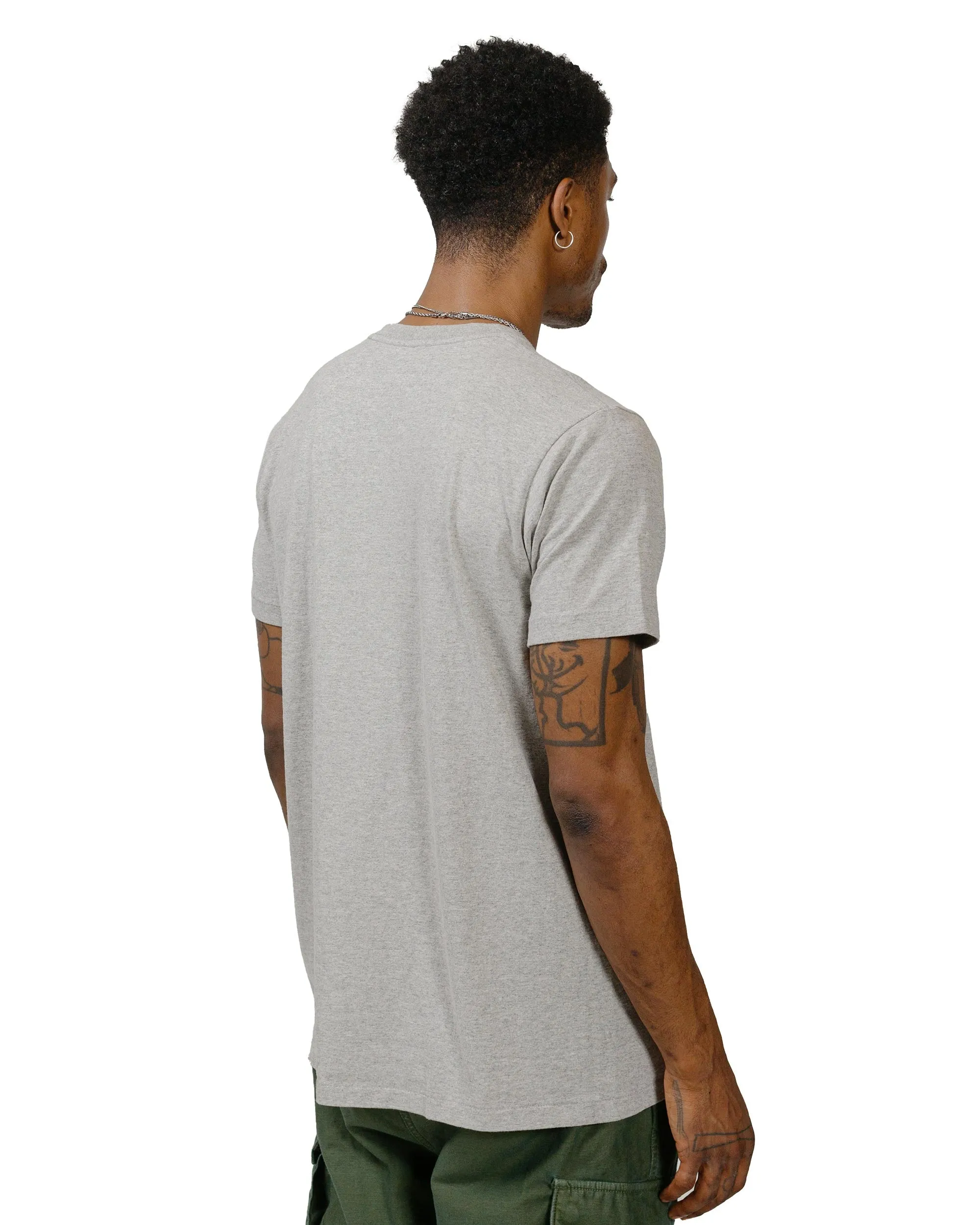 Velva Sheen 2PAC S/S C/N Tee w/PKT Grey sold by Lost & Found product image thumbnail 3