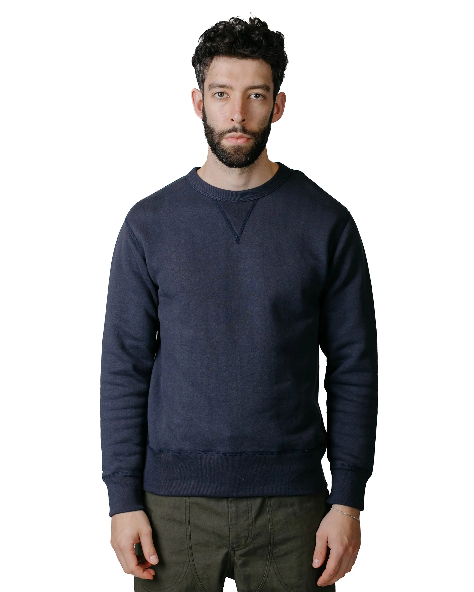 The Real McCoy’s MC13111 Sweatshirt / Loop Wheel Navy sold by Lost & Found product image thumbnail 2