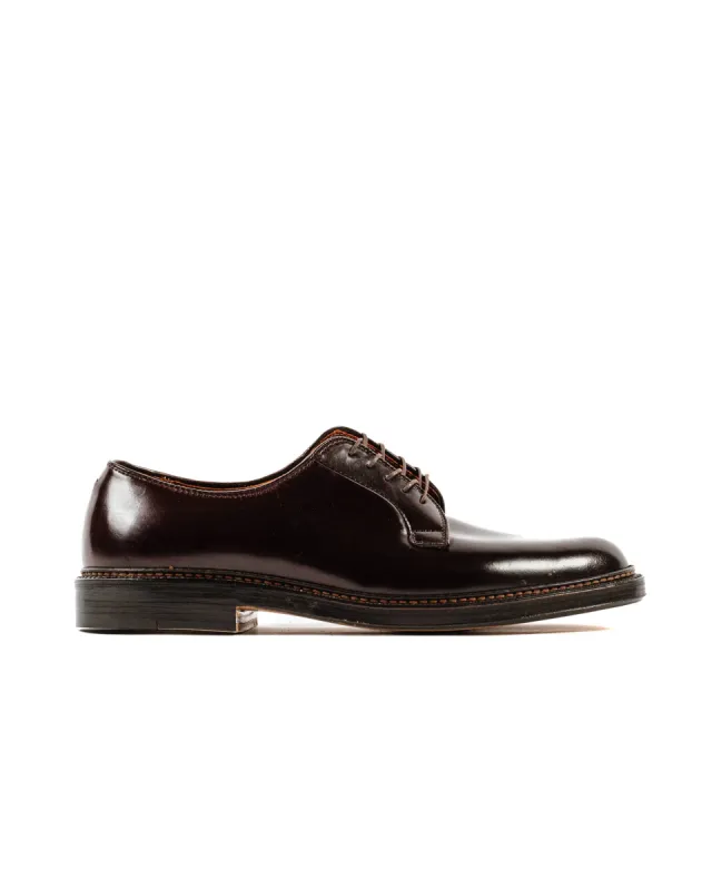 Alden Plain Toe Blucher Colour 8 Shell Cordovan 990 sold by Lost & Found