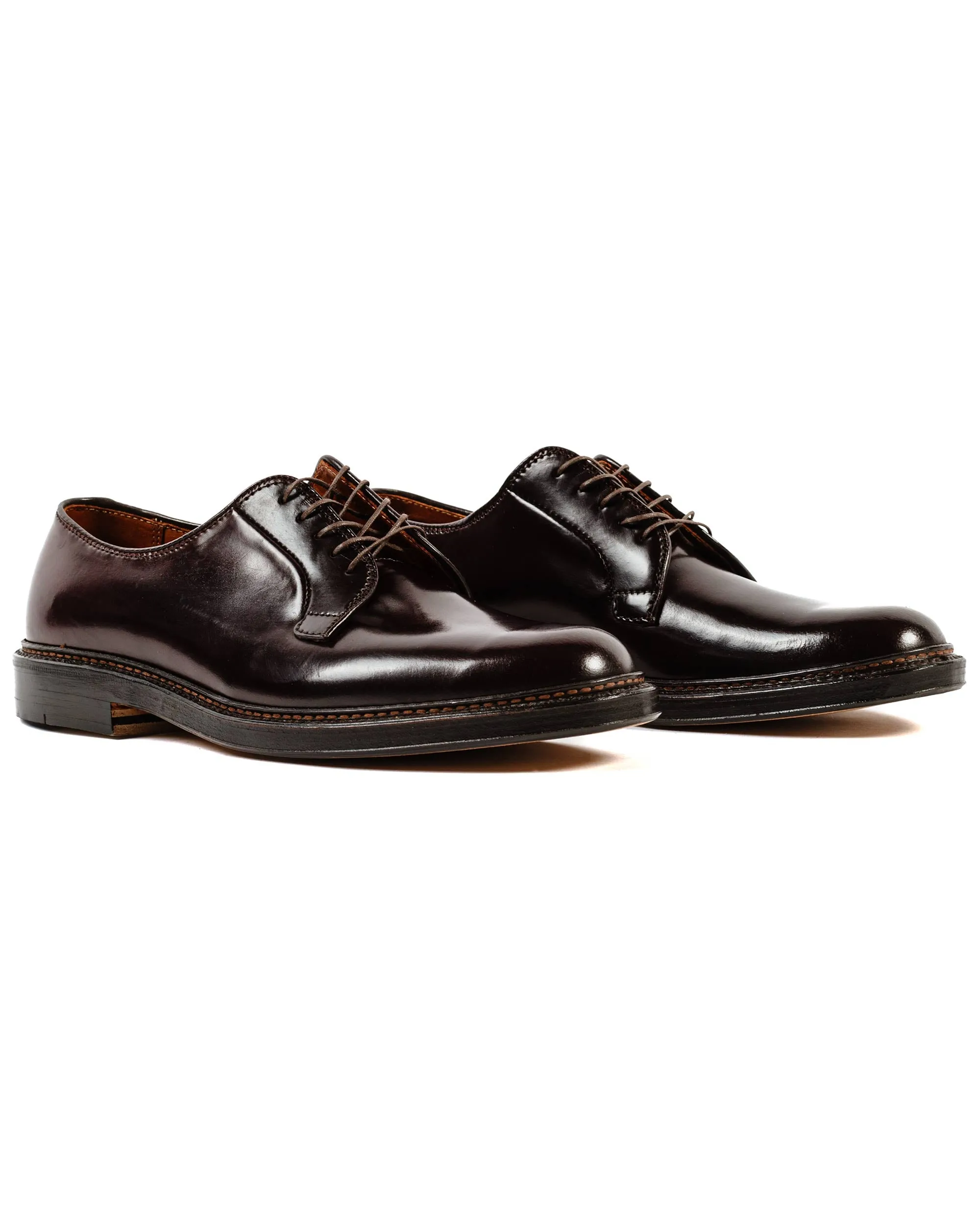 Alden Plain Toe Blucher Colour 8 Shell Cordovan 990 sold by Lost & Found product image thumbnail 2