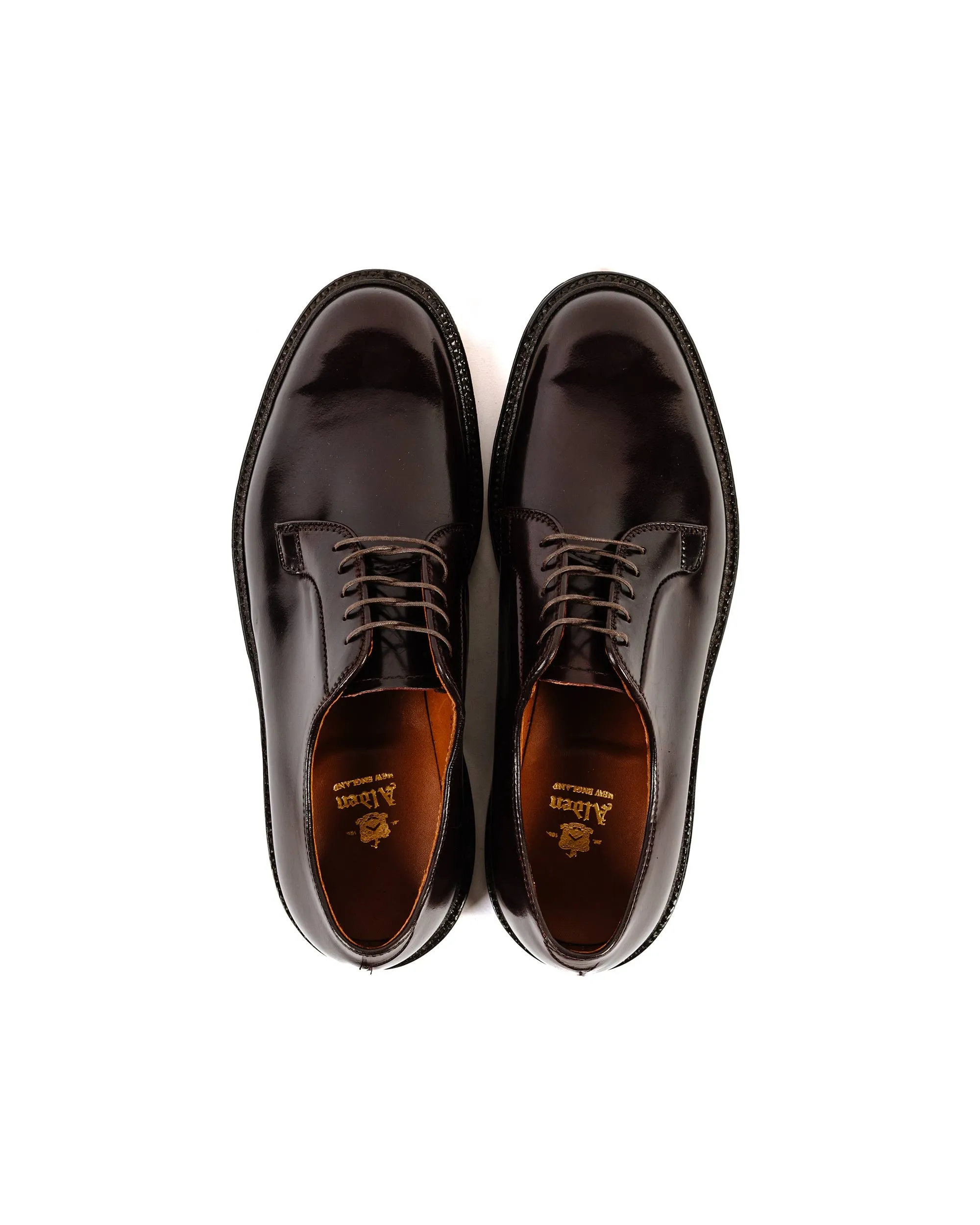 Alden Plain Toe Blucher Colour 8 Shell Cordovan 990 sold by Lost & Found product image thumbnail 5