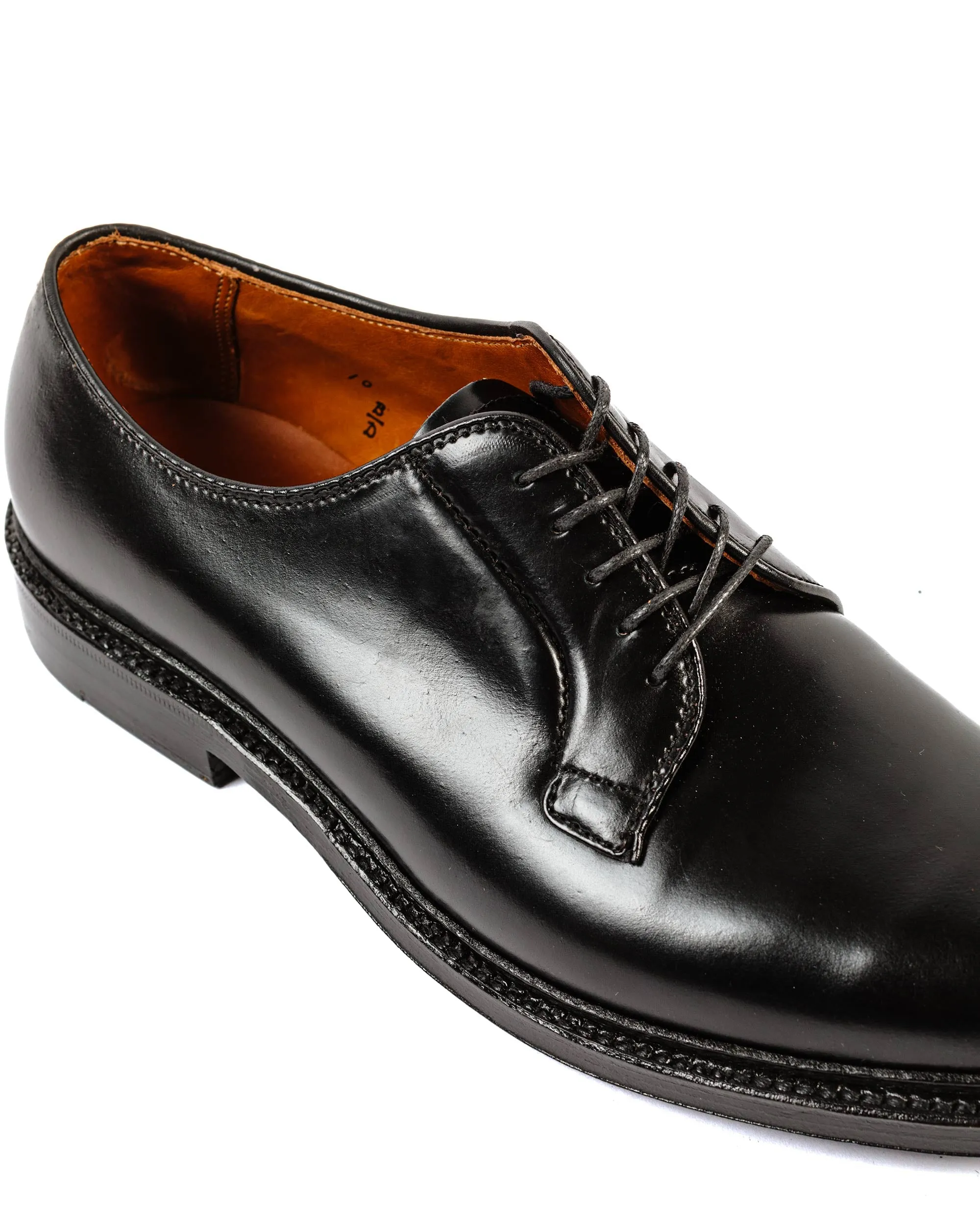 Alden Plain Toe Blucher Black Shell Cordovan 9901 sold by Lost & Found product image thumbnail 3