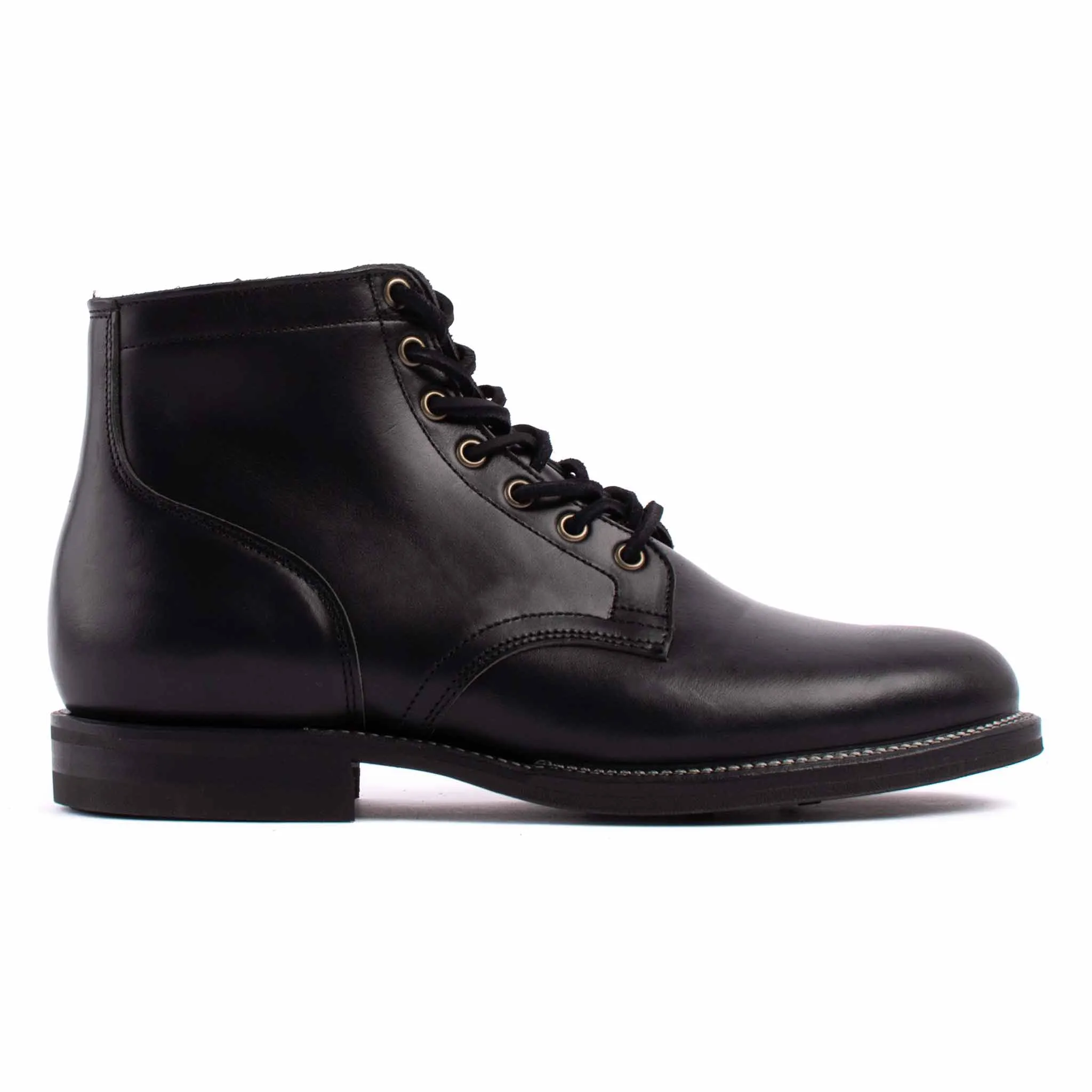Viberg Black Chromexcel Service Boot sold by Lost & Found