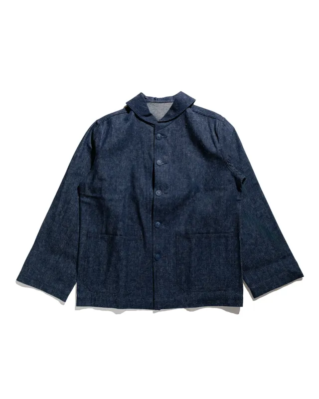 Warehouse Lot. 2220 U.S. Navy Shawl Collar Coverall Denim Indigo sold by Lost & Found