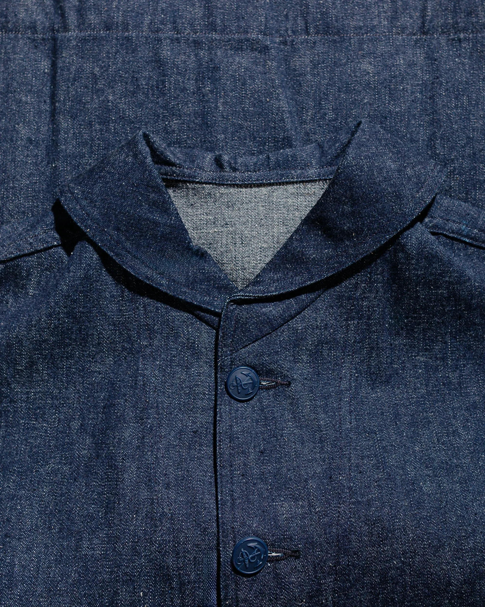 Warehouse Lot. 2220 U.S. Navy Shawl Collar Coverall Denim Indigo sold by Lost & Found product image thumbnail 5