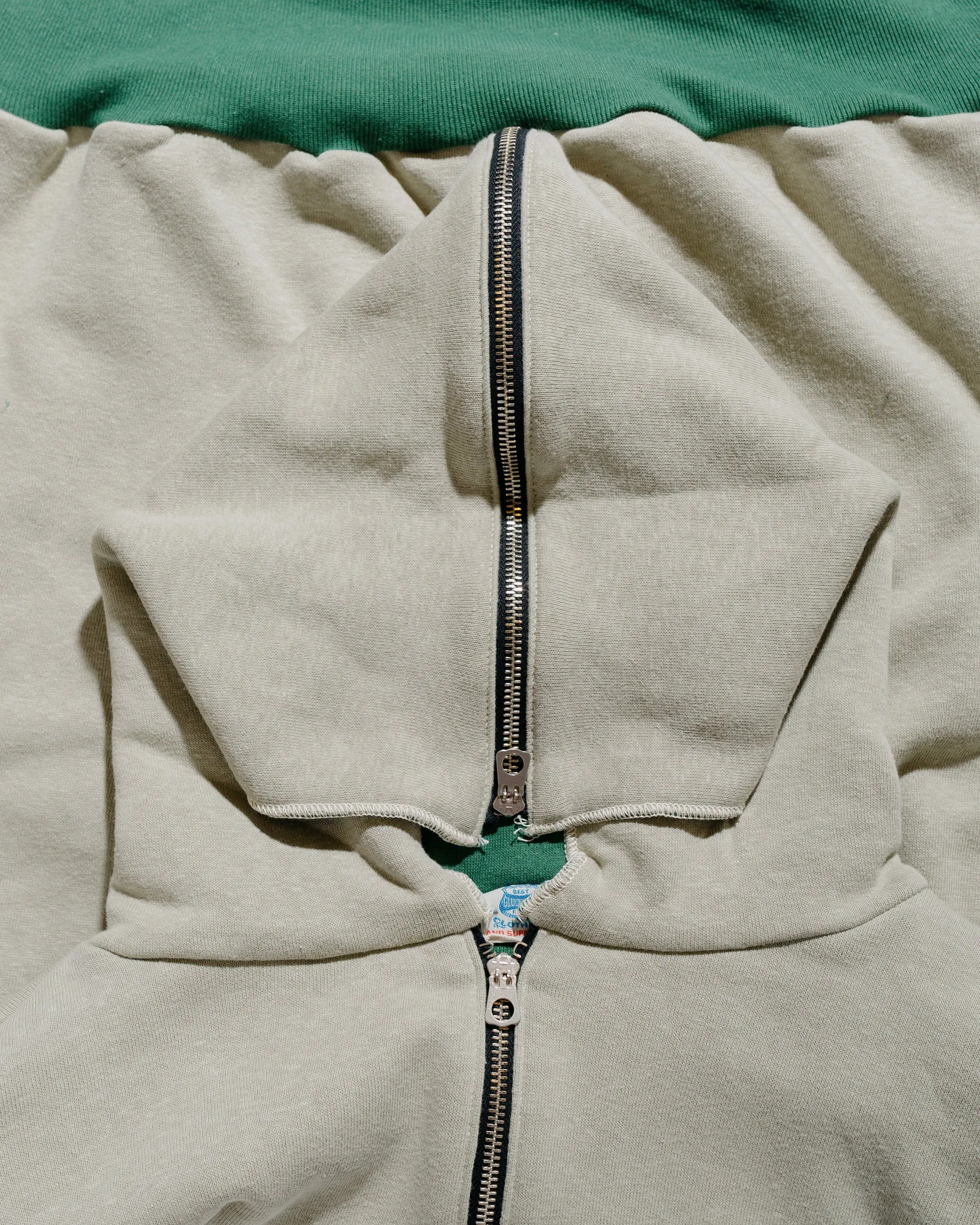 Warehouse Lot. JG-CS11 The Olympic Champion Sweat Parka Beige/Green sold by Lost & Found product image thumbnail 5