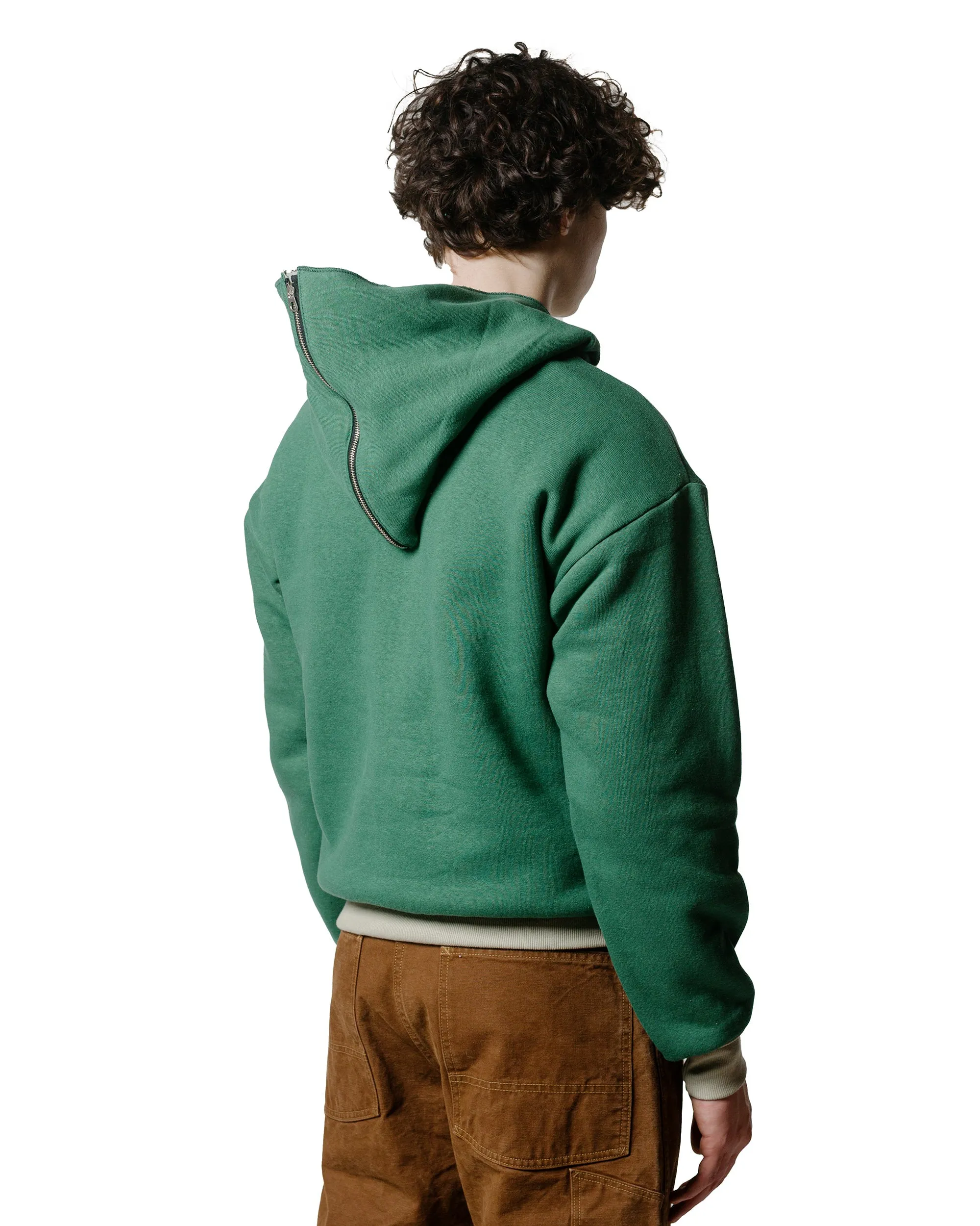 Warehouse Lot. JG-CS11 The Olympic Champion Sweat Parka Green/Beige sold by Lost & Found product image thumbnail 3