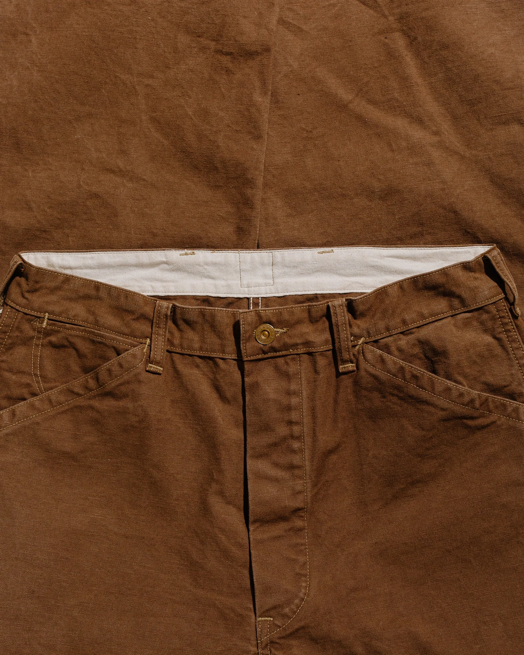 Warehouse Lot. JG-12 Ironworkers Trousers Duck Brown sold by Lost & Found product image thumbnail 5