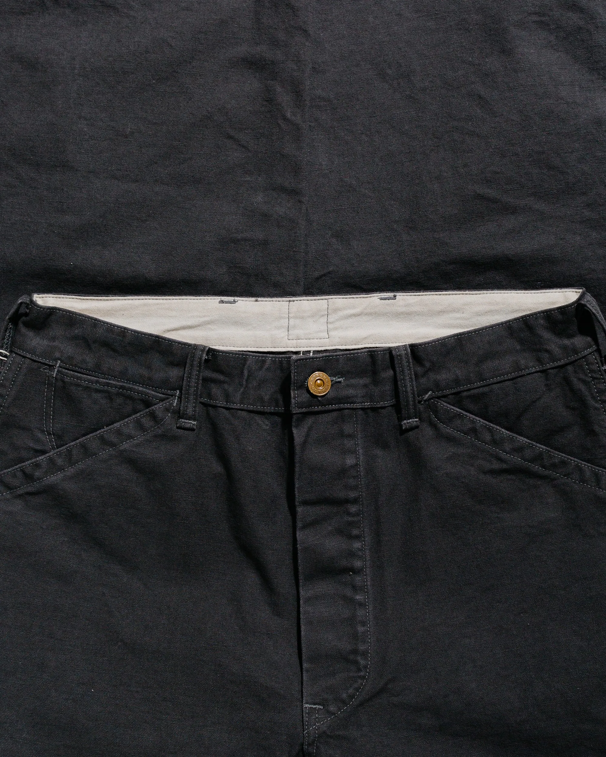 Warehouse Lot. JG-12 Ironworkers Trousers Duck Black sold by Lost & Found product image thumbnail 5