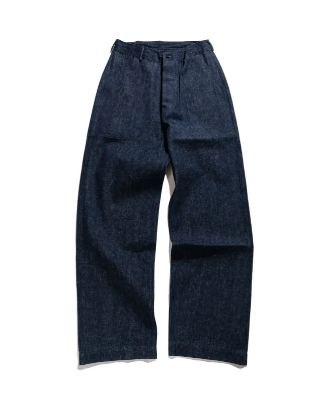 Warehouse Lot. 1233 U.S. Navy Denim Trousers Indigo sold by Lost & Found