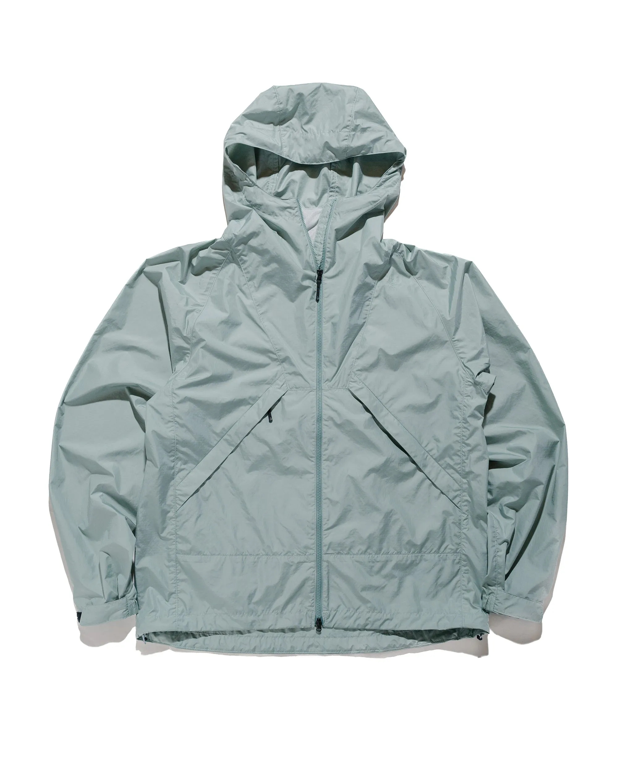 Goldwin Rip-stop Hooded Jacket Mist Green sold by Lost & Found