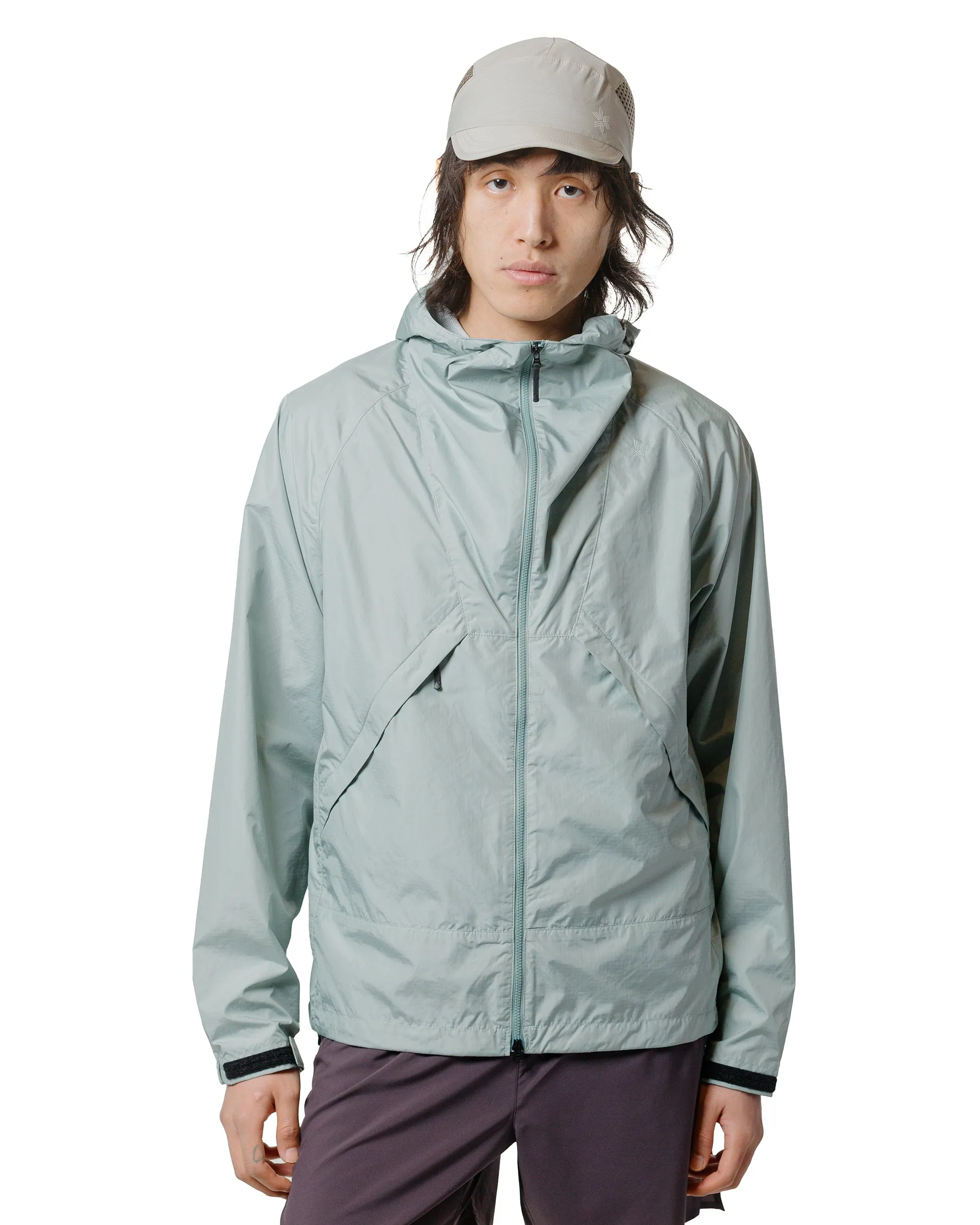 Goldwin Rip-stop Hooded Jacket Mist Green sold by Lost & Found product image thumbnail 2