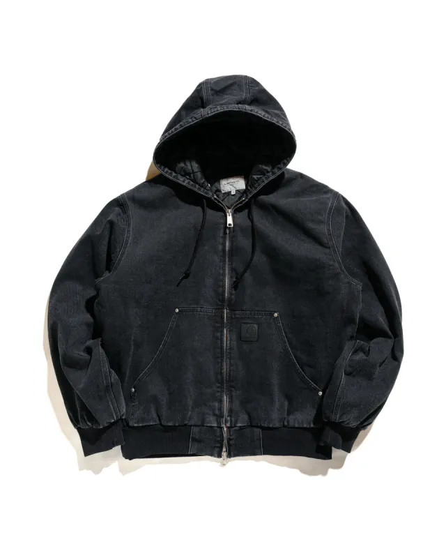 Carhartt W.I.P. OG Active Rivet Jacket Black Stone Washed made by Lost & Found