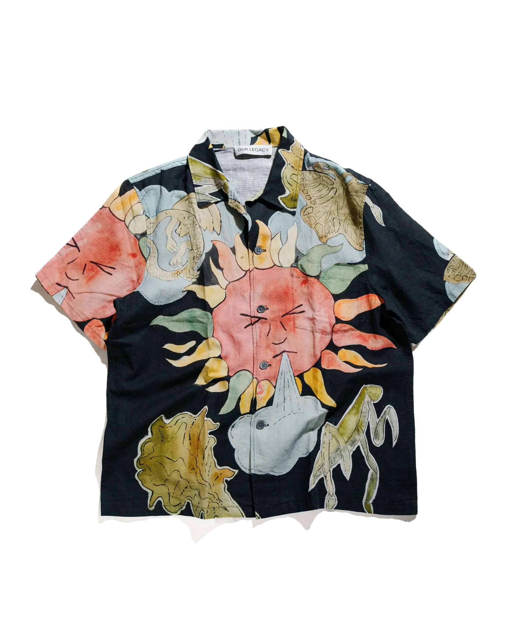 Our Legacy Box Shirt Shortsleeve Solar Power Print sold by Lost & Found
