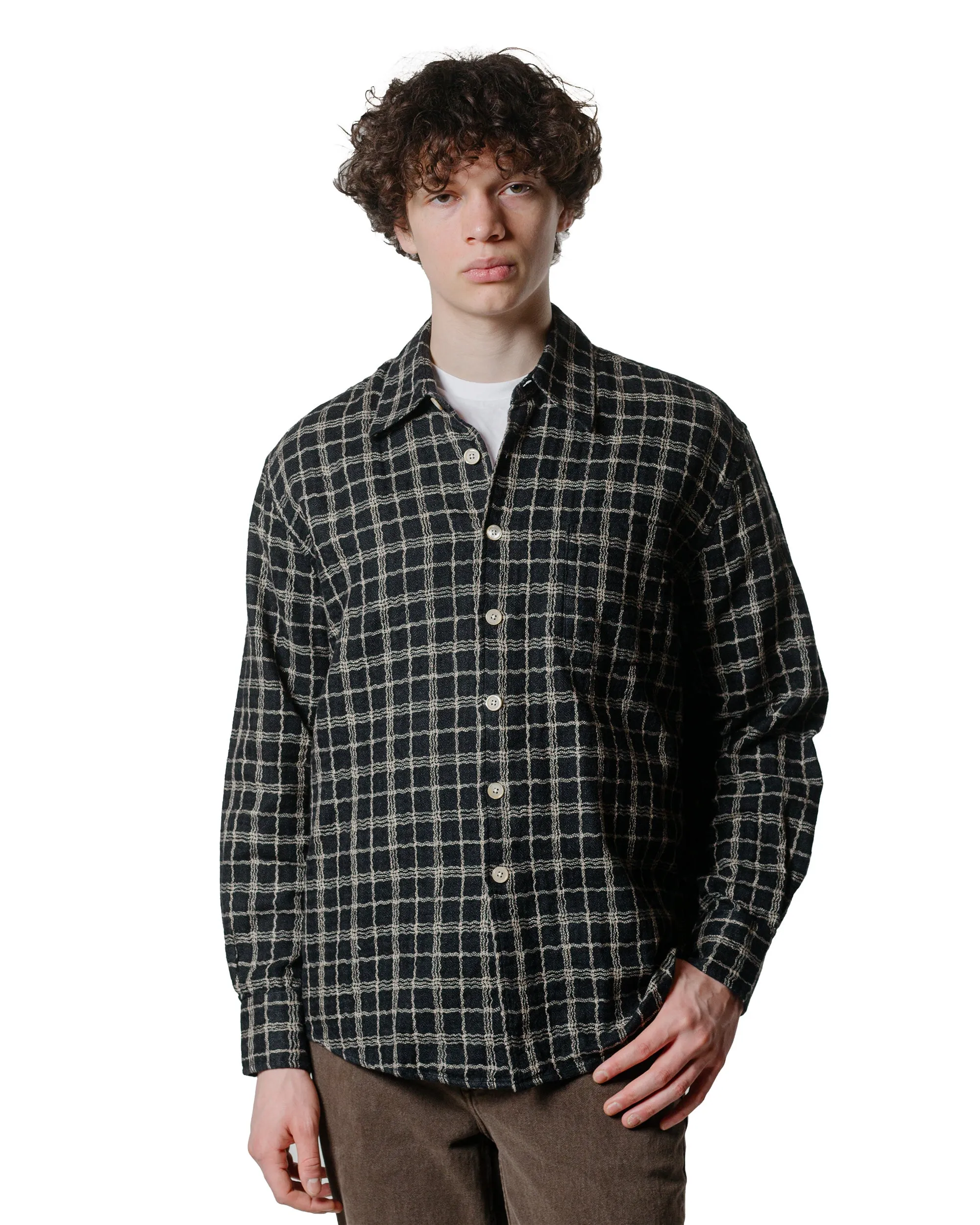 Our Legacy Above Shirt Black Fishnet Cloth sold by Lost & Found product image thumbnail 2