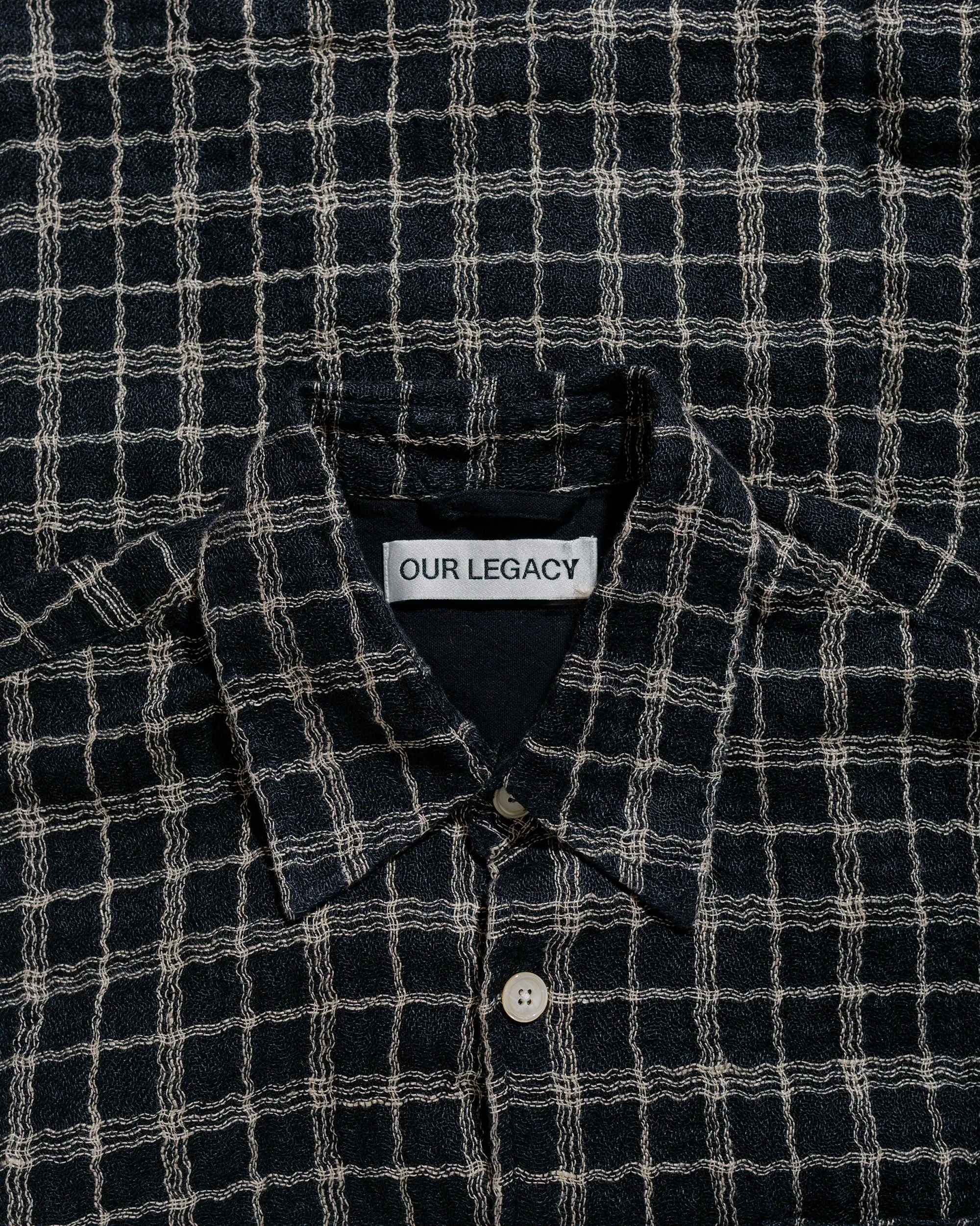Our Legacy Above Shirt Black Fishnet Cloth sold by Lost & Found product image thumbnail 5