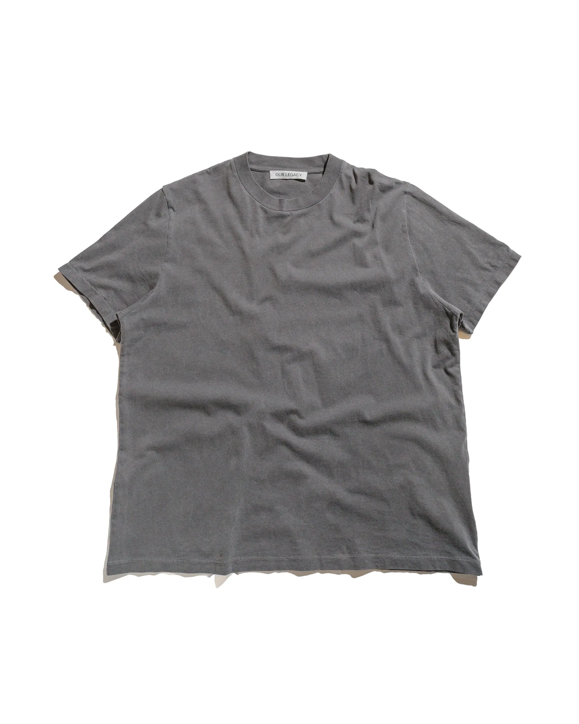 Our Legacy New Box T-Shirt Worn Black Legacy Jersey sold by Lost & Found