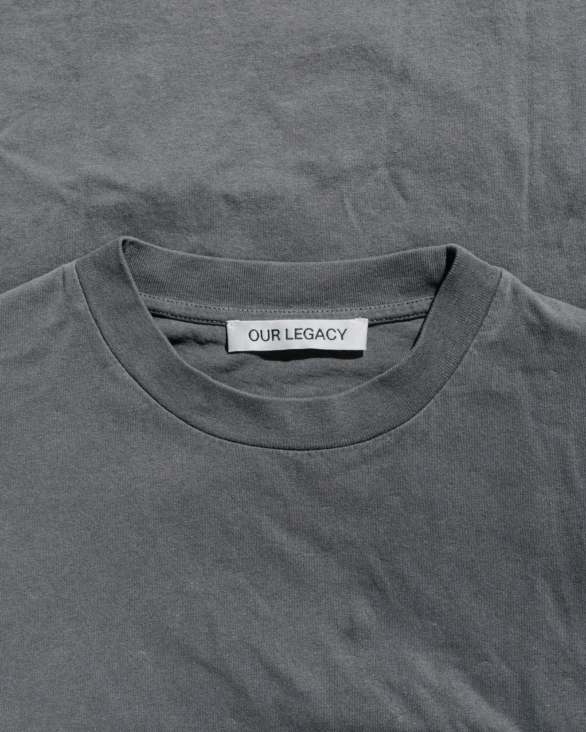Our Legacy New Box T-Shirt Worn Black Legacy Jersey sold by Lost & Found product image thumbnail 4