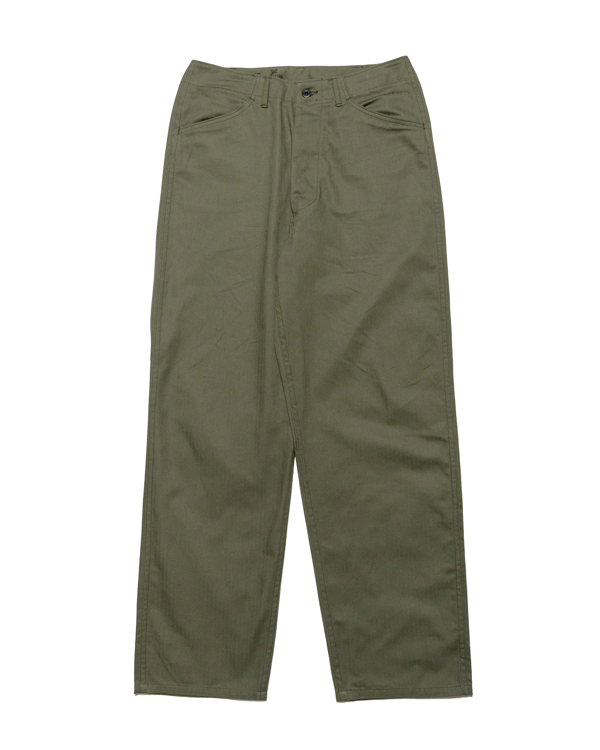 The Real McCoy's MP22007 Trousers, Utility N-3 (Model 220) Olive sold by Lost & Found