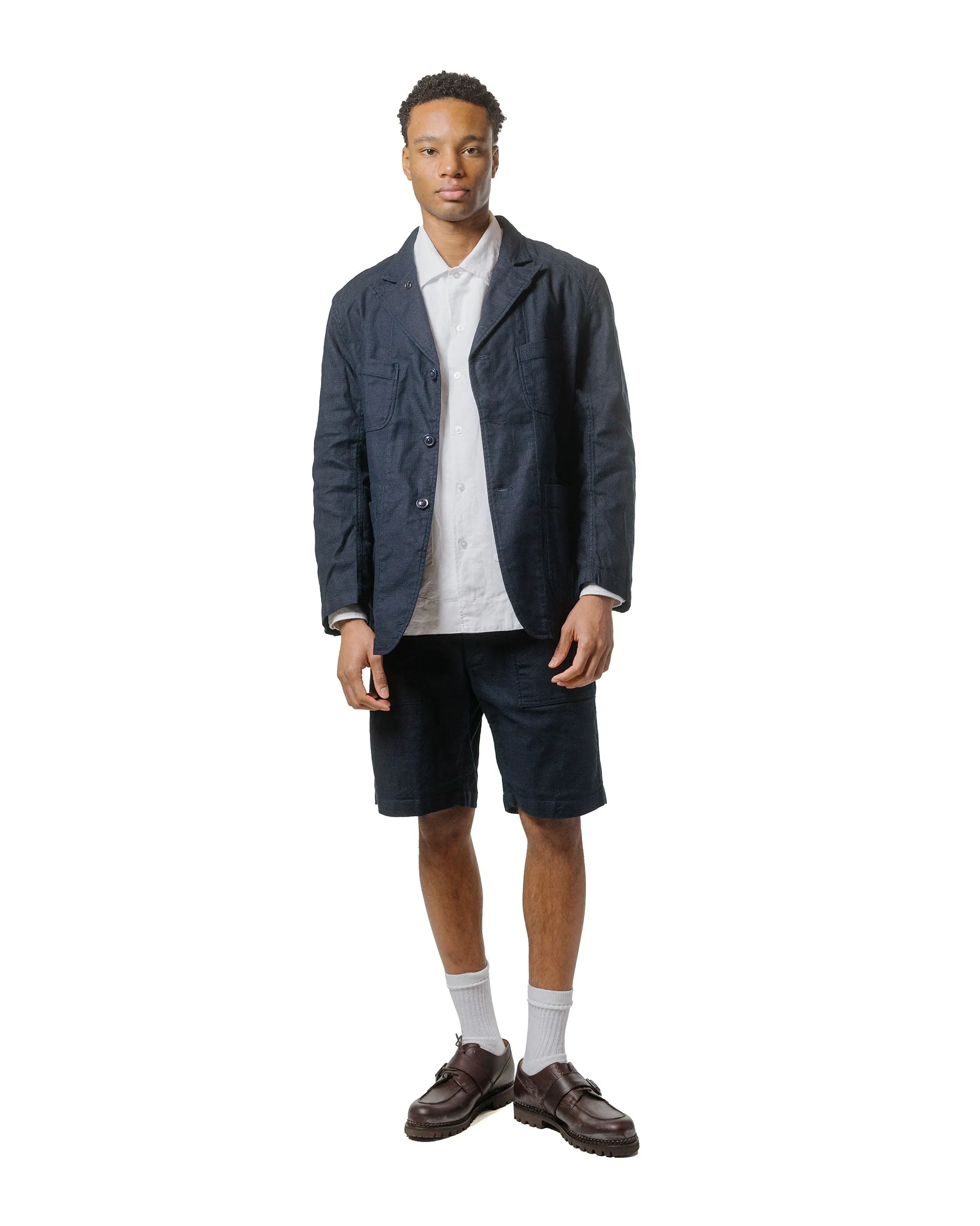 Engineered Garments Fatigue Short Dark Navy CL Java Cloth sold by Lost & Found product image thumbnail 4