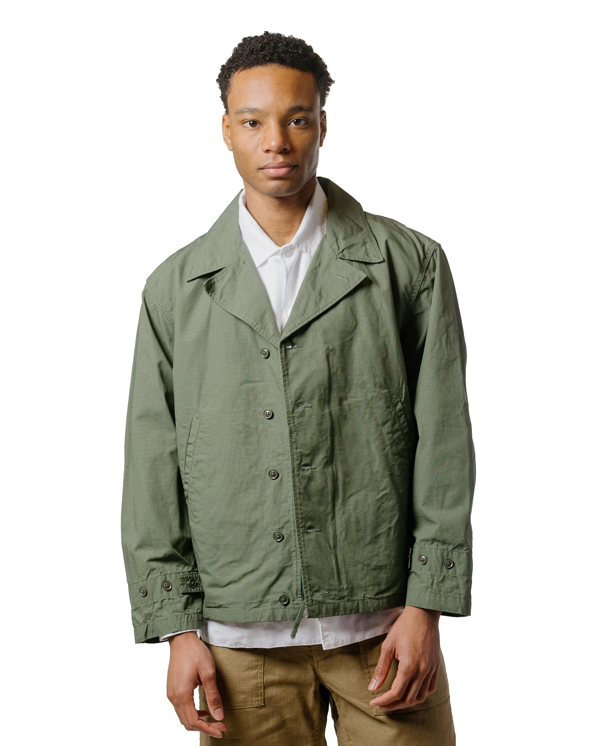 Engineered Garments M41 Jacket Olive Cotton Ripstop sold by Lost & Found product image thumbnail 2