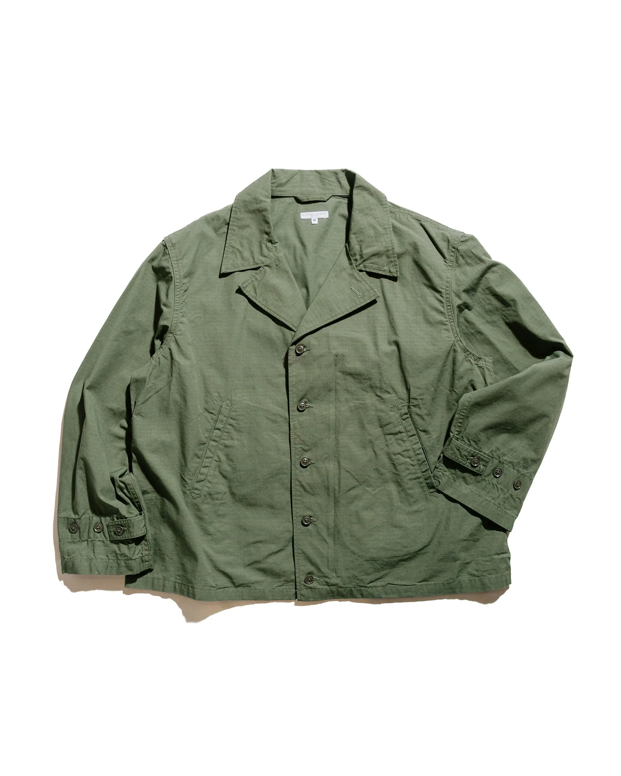 Engineered Garments M41 Jacket Olive Cotton Ripstop sold by Lost & Found