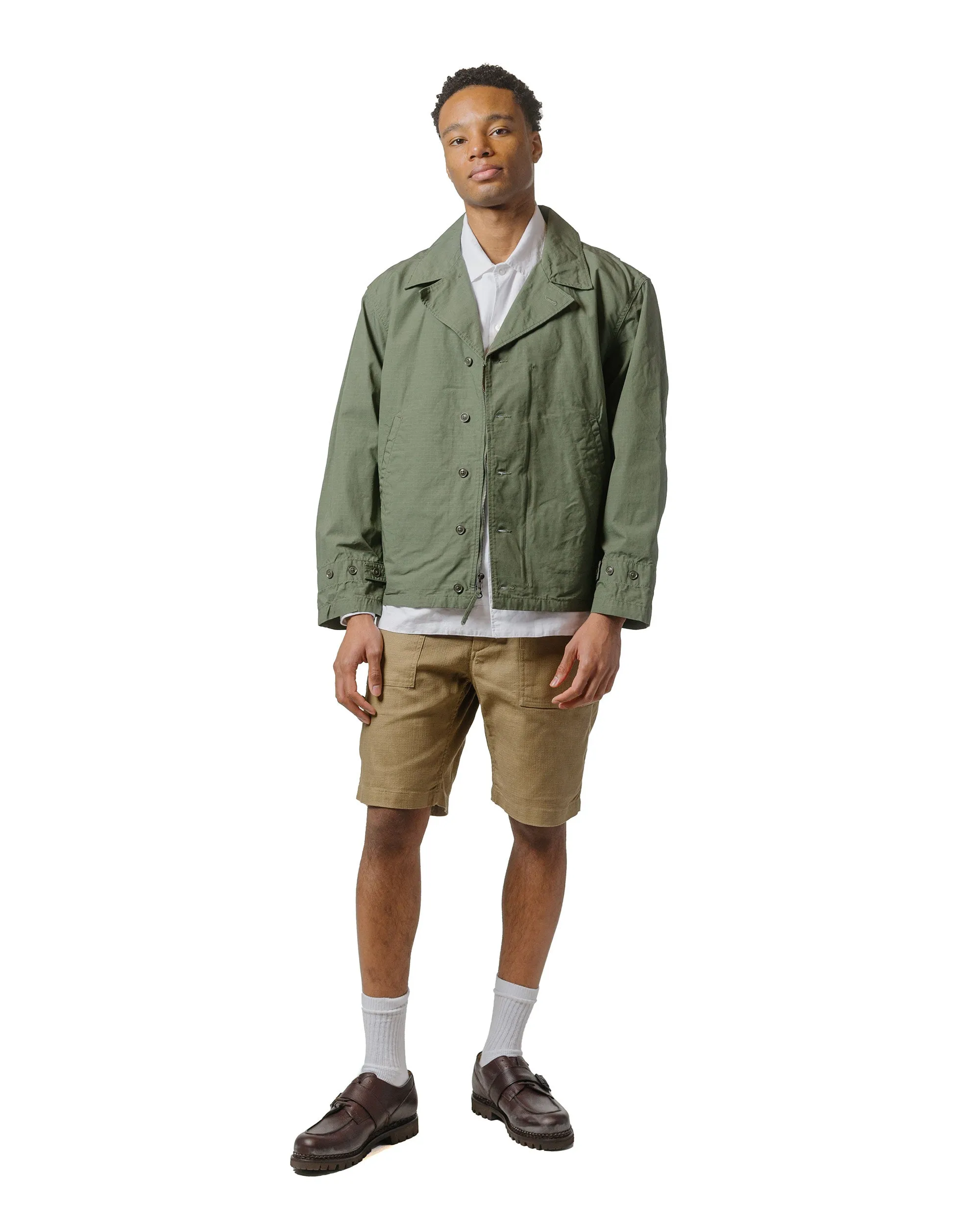 Engineered Garments M41 Jacket Olive Cotton Ripstop sold by Lost & Found product image thumbnail 4