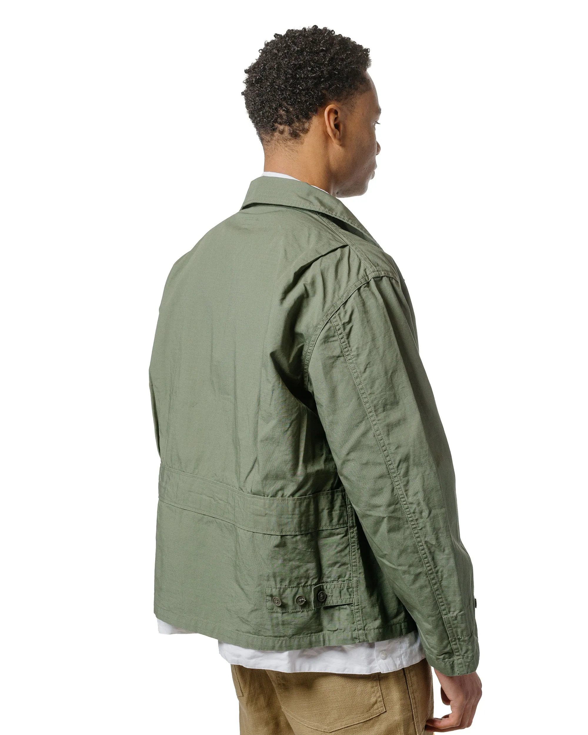 Engineered Garments M41 Jacket Olive Cotton Ripstop sold by Lost & Found product image thumbnail 3