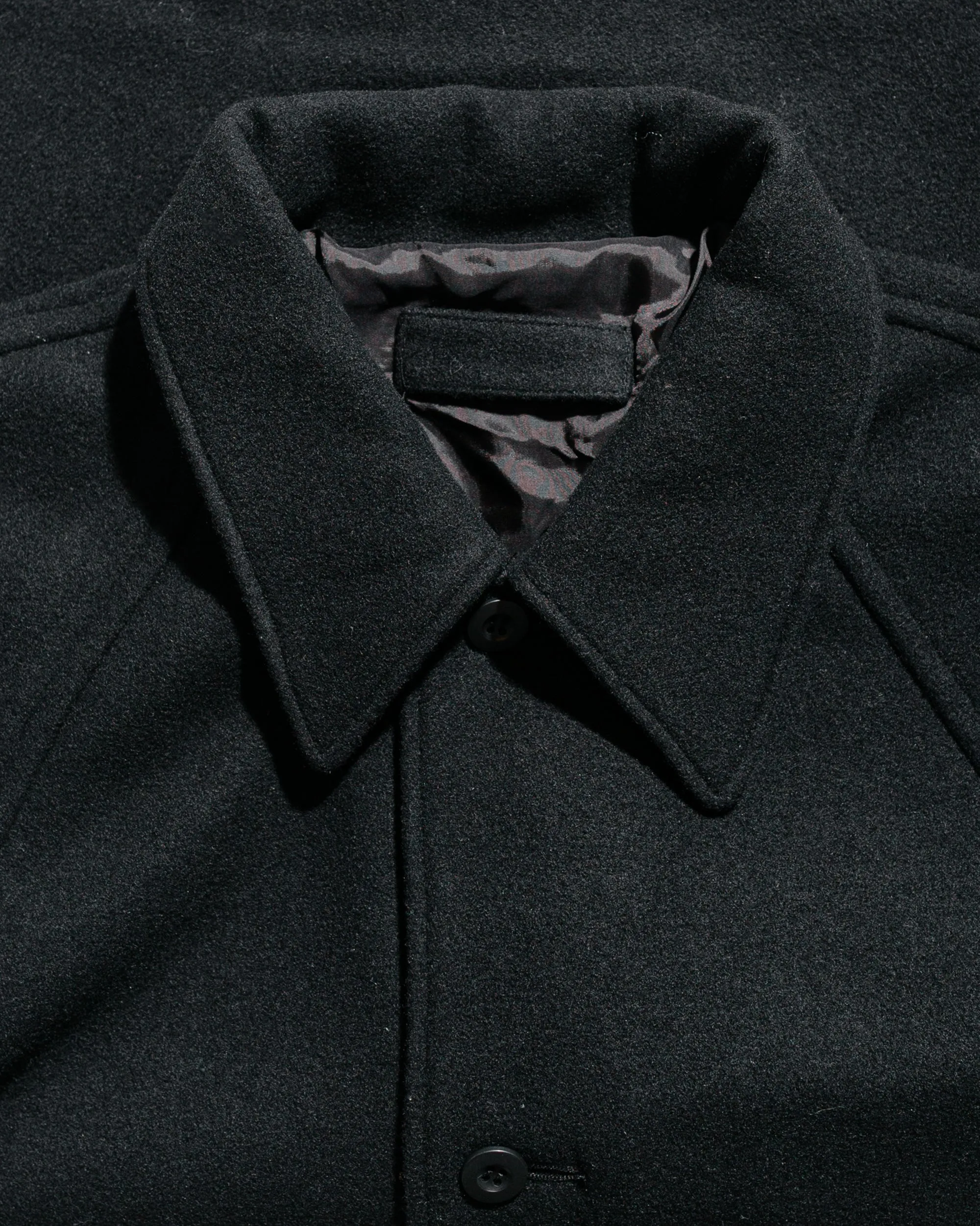James Coward Rambler Coat Black Wool Flannel sold by Lost & Found product image thumbnail 5
