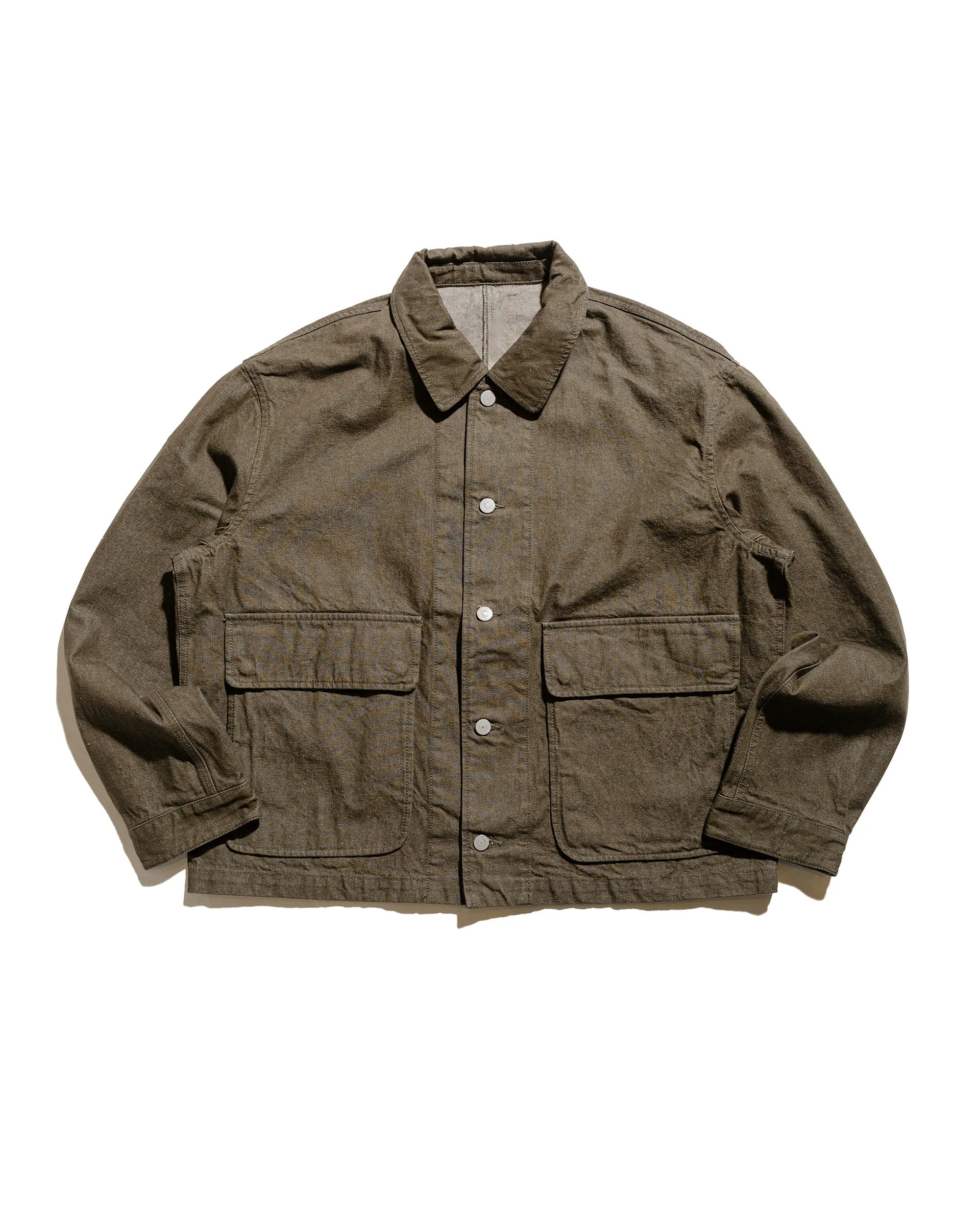 James Coward Replica Jacket Brown One Wash Denim sold by Lost & Found