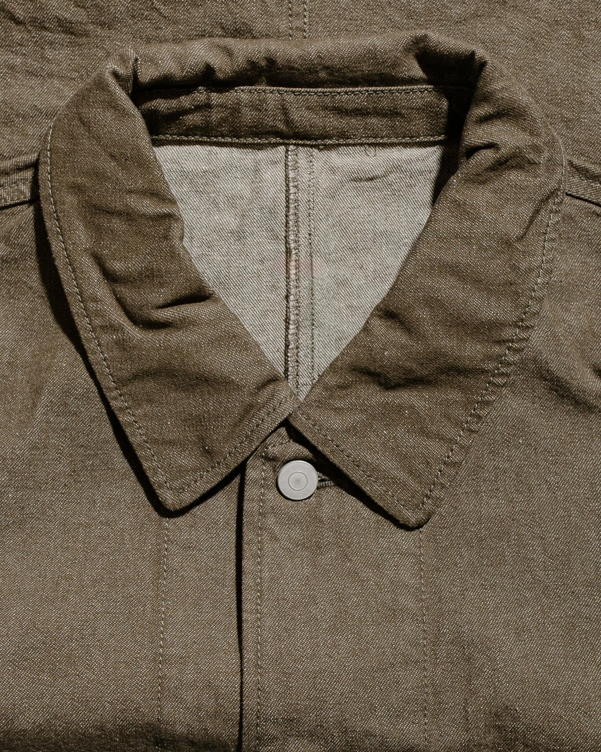 James Coward Replica Jacket Brown One Wash Denim sold by Lost & Found product image thumbnail 5