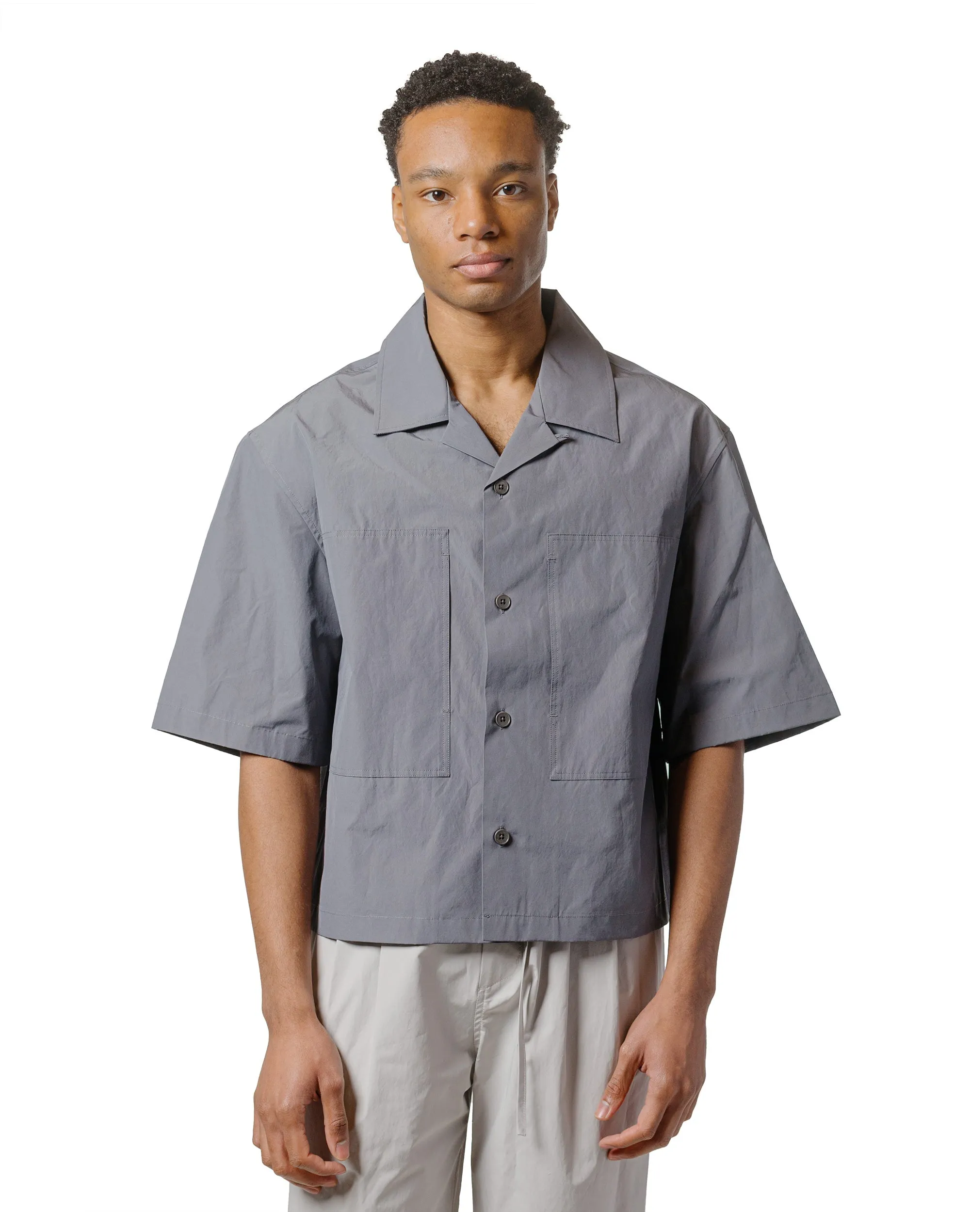 Amomento Pocket Half Shirt Grey sold by Lost & Found product image thumbnail 2