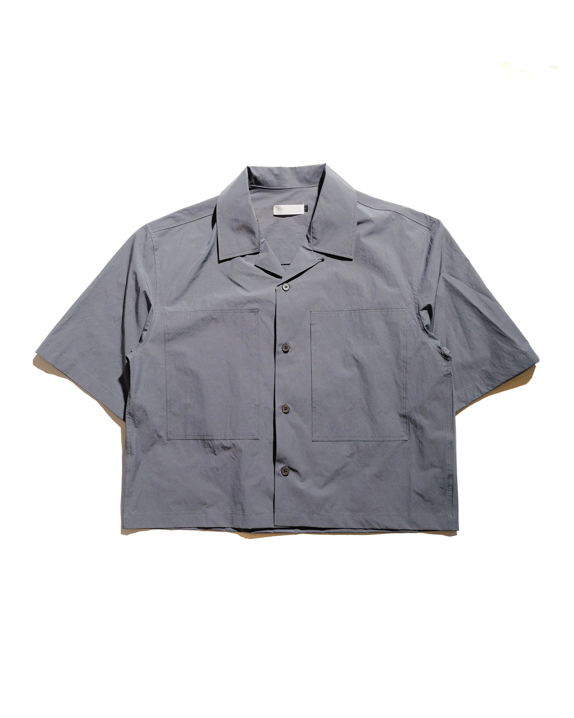 Amomento Pocket Half Shirt Grey sold by Lost & Found